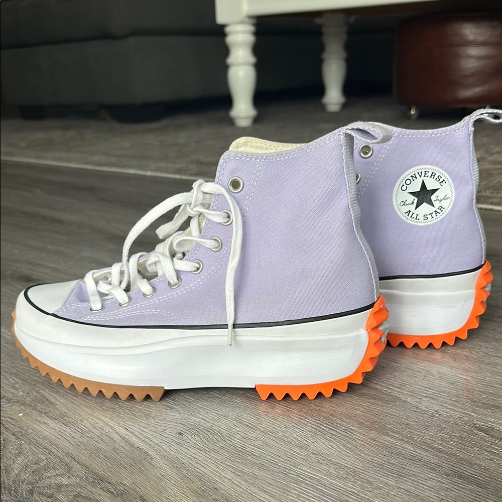 Converse Women's Run Star Hike High in ‘Sun blocked - Moonstone Violet’